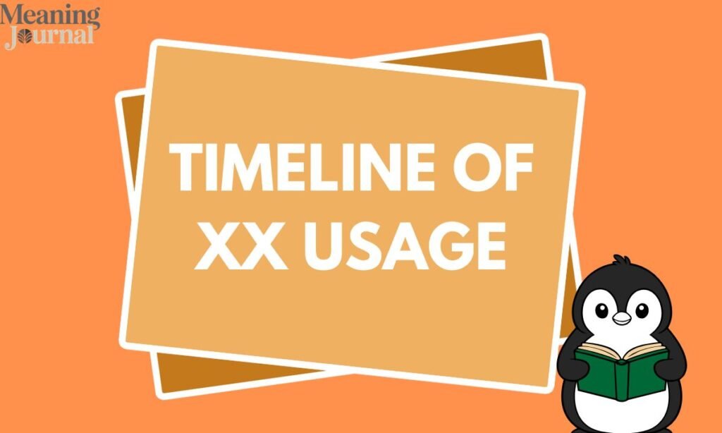 Timeline of XX Usage