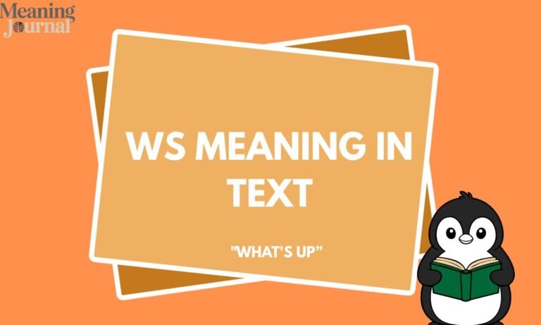 WS Meaning in Text