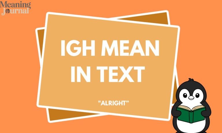 igh meaning in text