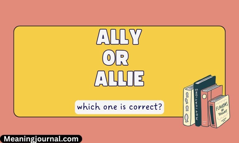 Ally vs Allie
