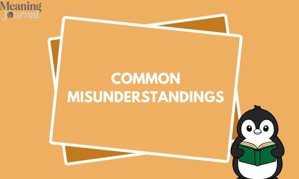 Common Misunderstandings (6)