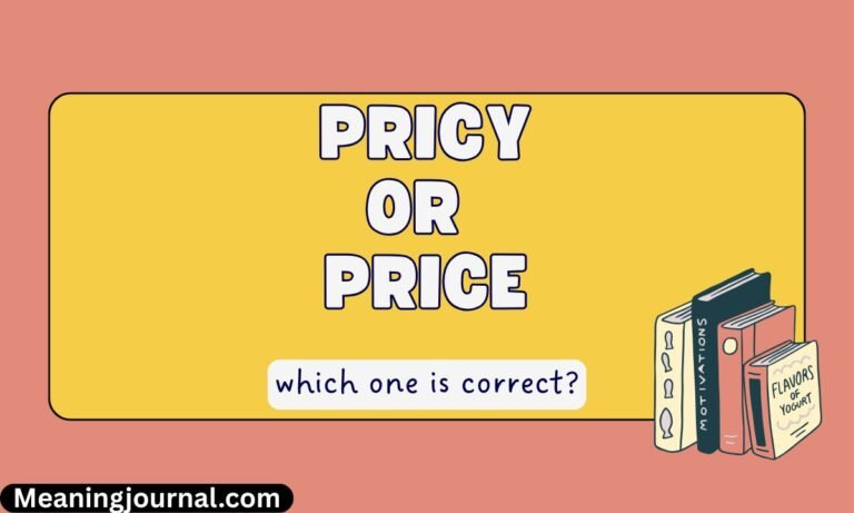 Pricy vs Price