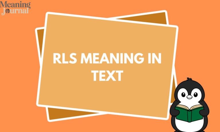 _RLS Meaning in Text