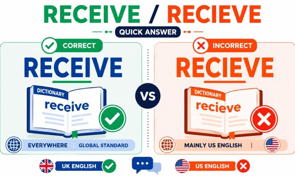 Receive Recieve – Quick Answer