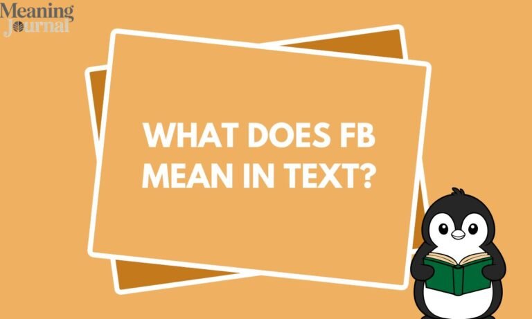 What Does FB Mean in Text