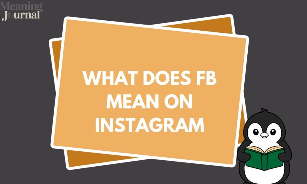 What does FB mean on instagram