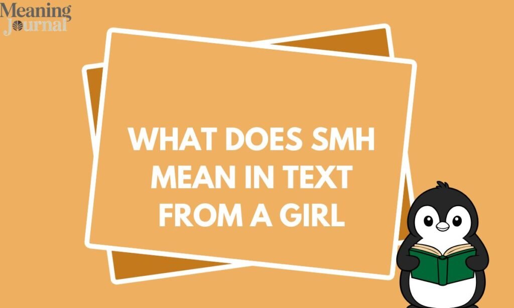 What does smh mean in text from a girl