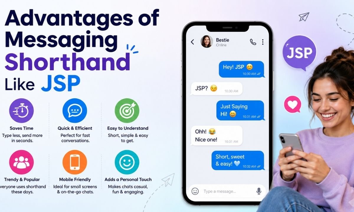 Advantages of Messaging Shorthand Like JSP