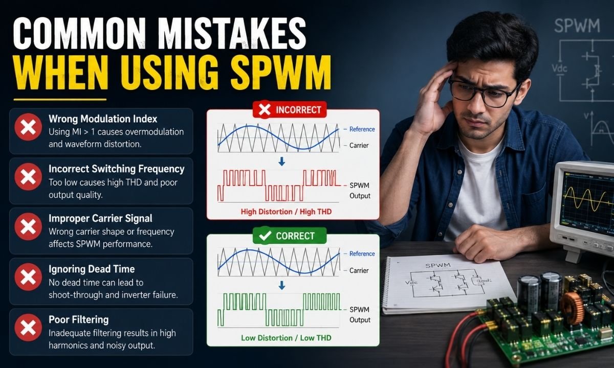 Common Mistakes When Using SPWM