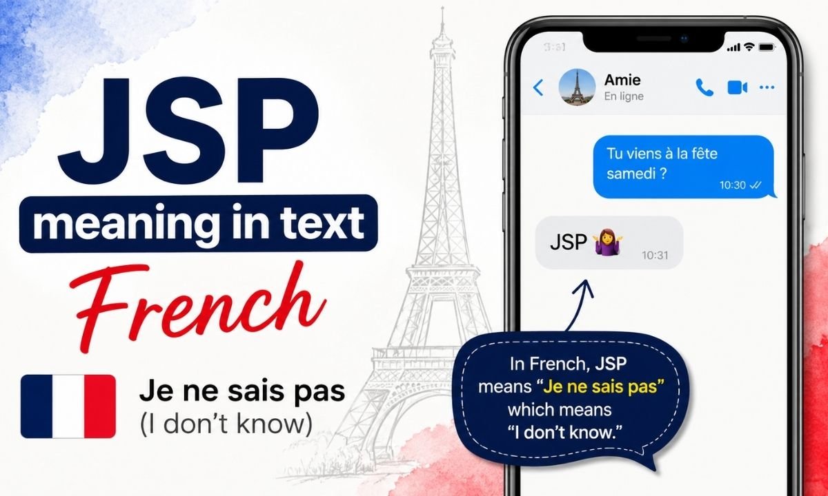 Jsp meaning in text french
