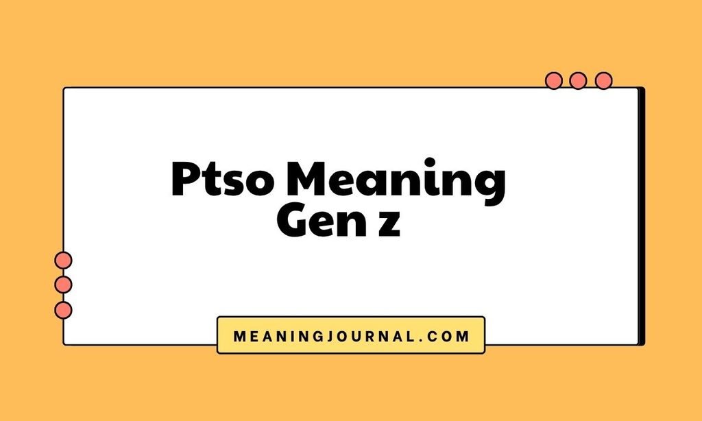 Ptso Meaning Gen z