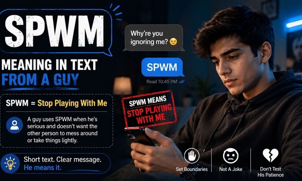 Spwm meaning in text from a guy