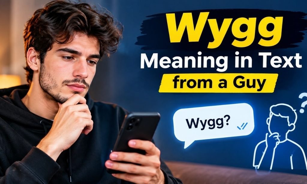 Wygg meaning in text from a guy