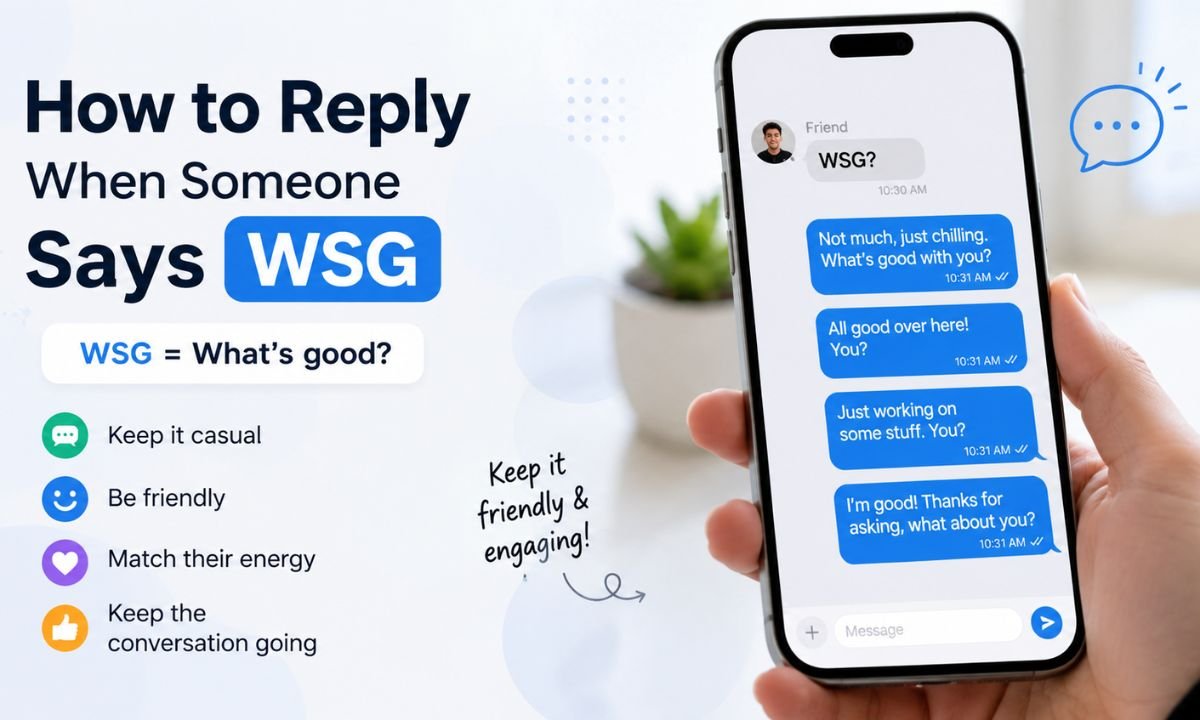 How to Reply When Someone Says WSG