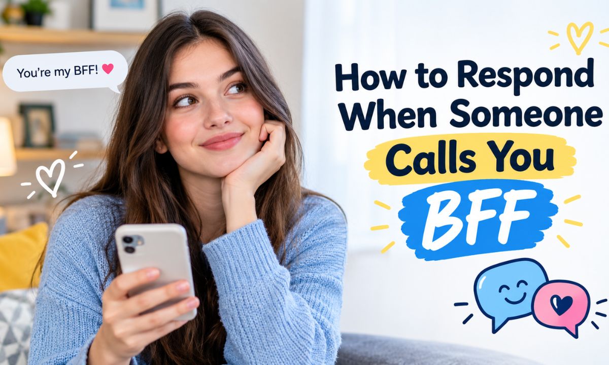How to Respond When Someone Calls You BFF