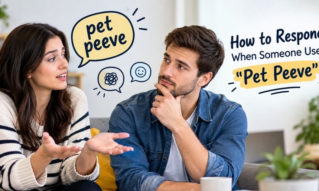 How to Respond When Someone Uses Pet Peeve