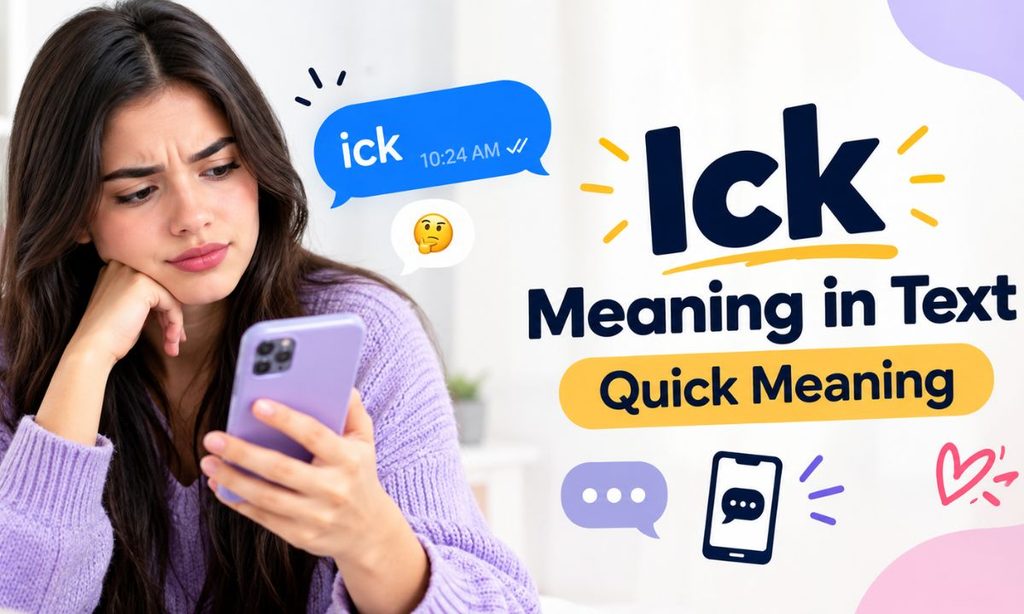 Ick Meaning in Text – Quick Meaning
