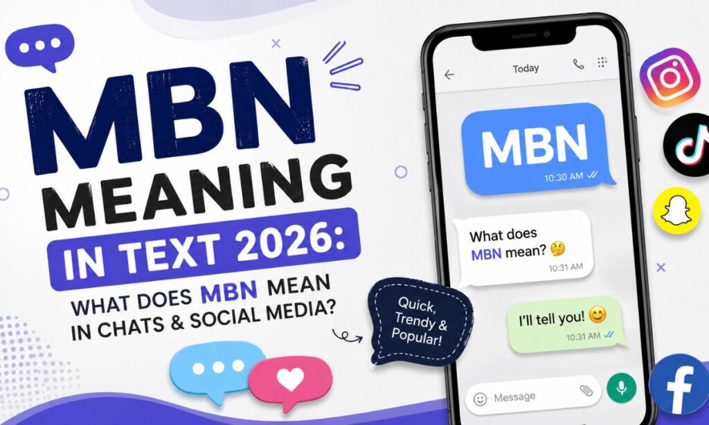 MBN Meaning in Text 2026: What Does MBN Mean in Chats & Social Media? MBN Meaning in Text 2026 What Does MBN Mean in Chats & Social Media