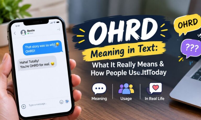 OHRD Meaning in Text What It Really Means & How People Use It Today
