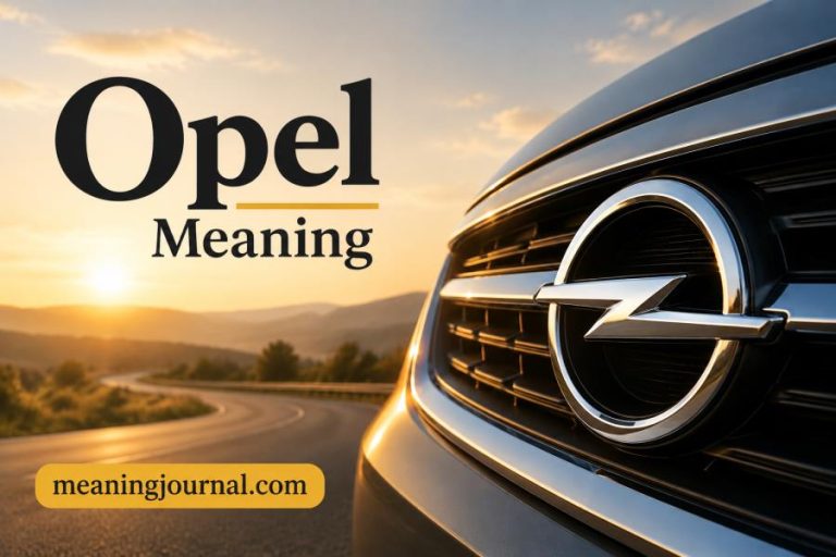 Opel Meaning