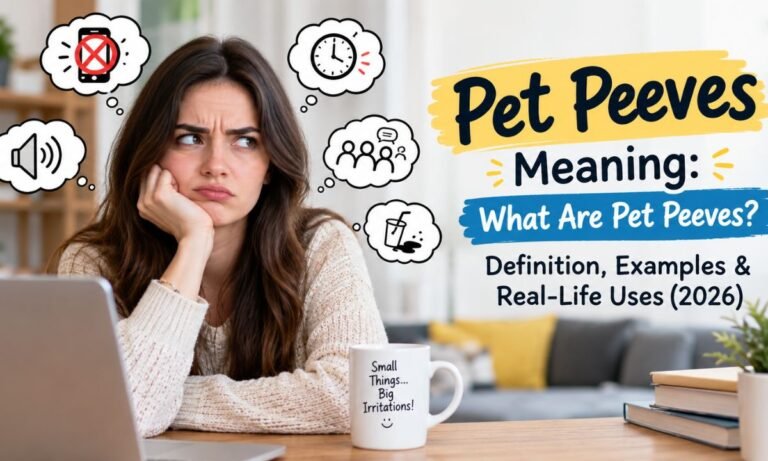 Pet Peeves Meaning What Are Pet Peeves Definition, Examples & Real-Life Uses (2026)