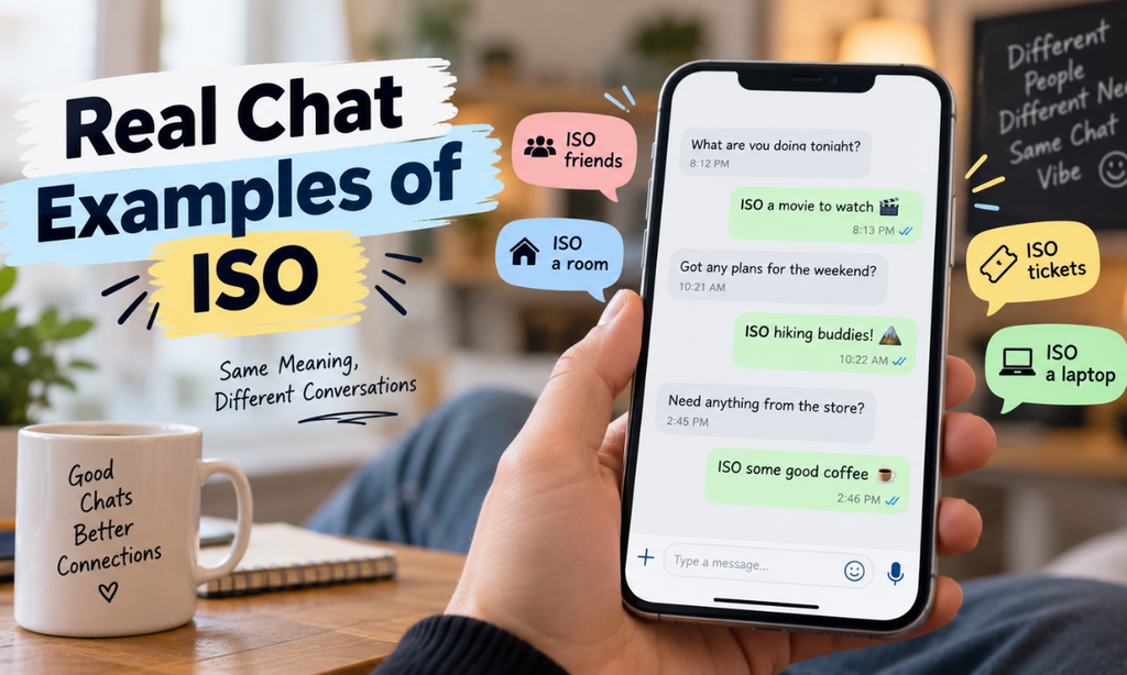 Real Chat Examples of ISO