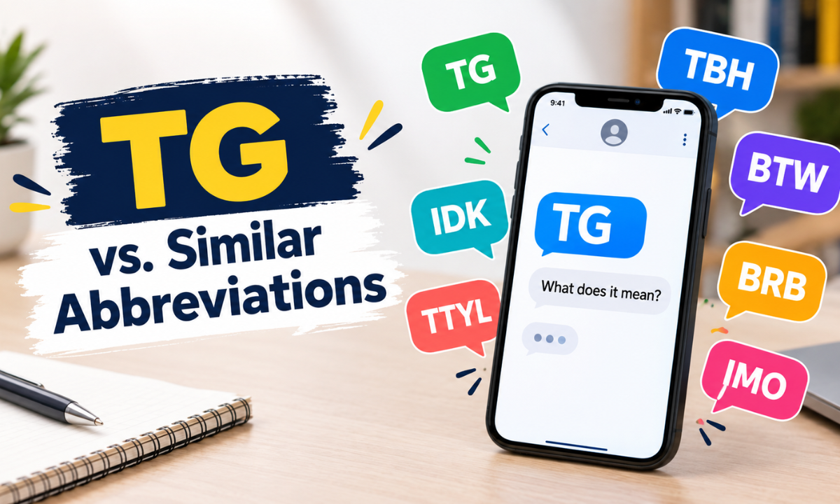TG vs. Similar Abbreviations