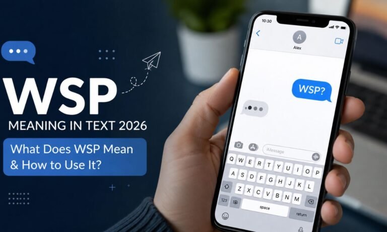 WSP Meaning in Text 2026 What Does WSP Mean & How to Use It
