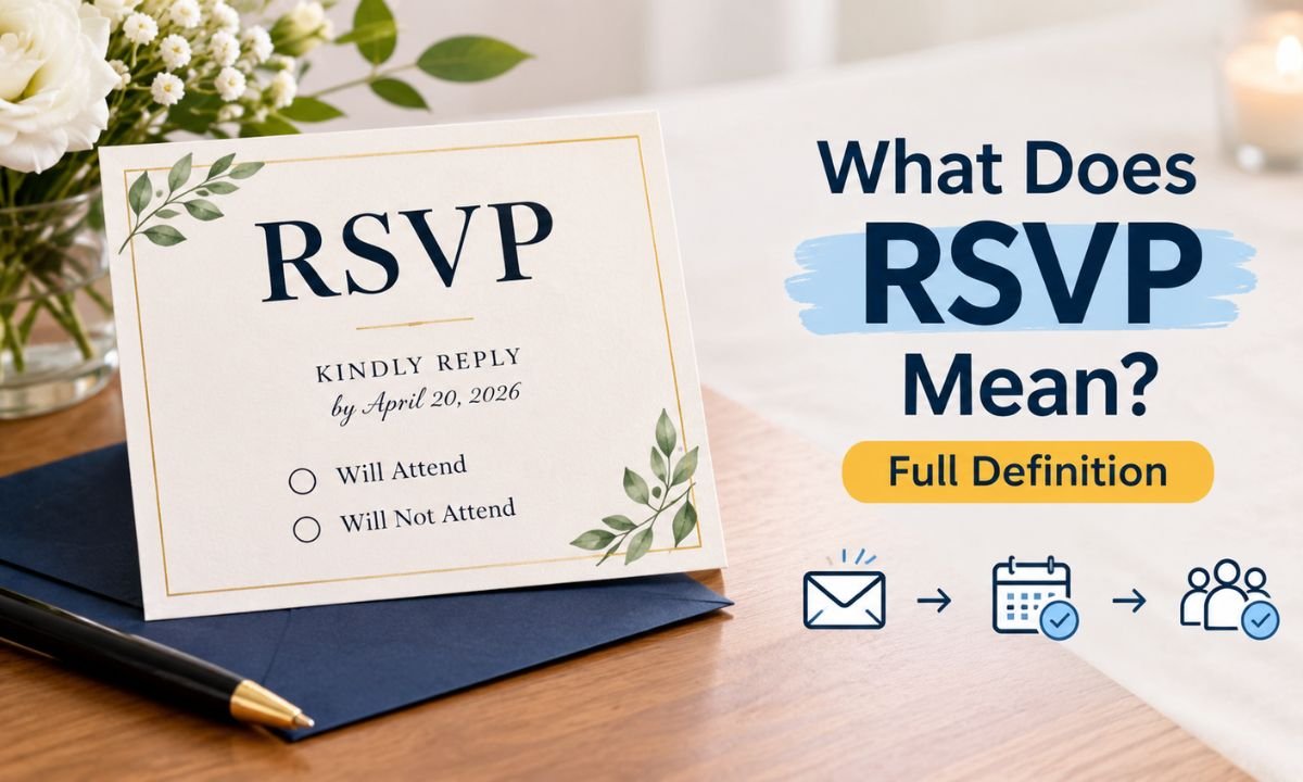What Does RSVP Mean