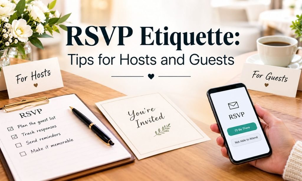 sRSVP Etiquette Tips for Hosts and Guests