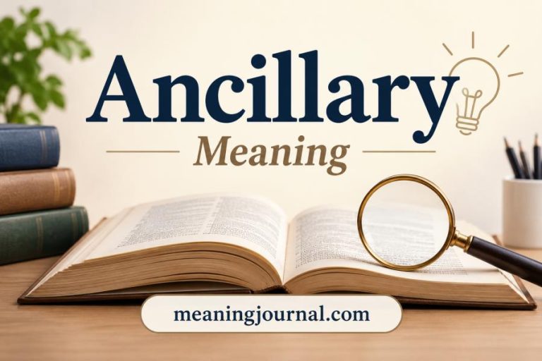 Ancillary Meaning