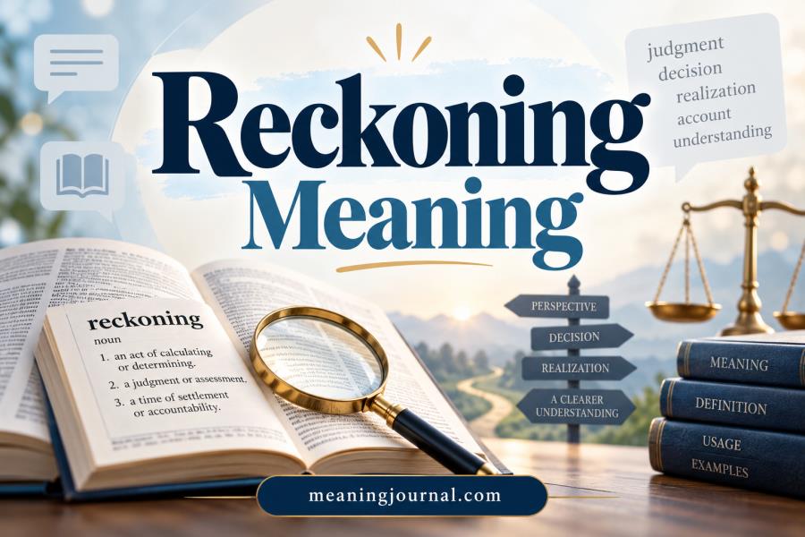 Reckoning Meaning: Definition, Examples, Synonyms, and Common Uses Reckoning Meaning